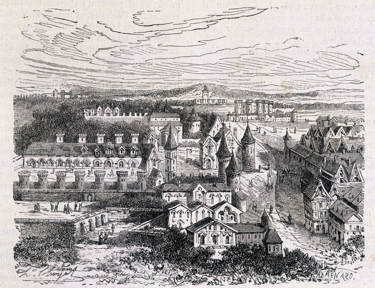 Le Palais des Tournelles, en face de l