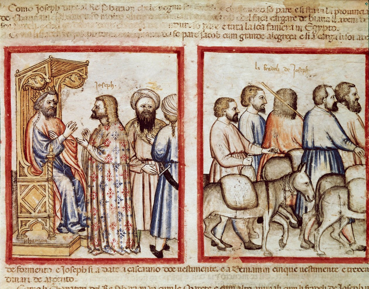 Le Pharaon raconte son rêve à Joseph - Unknown artist