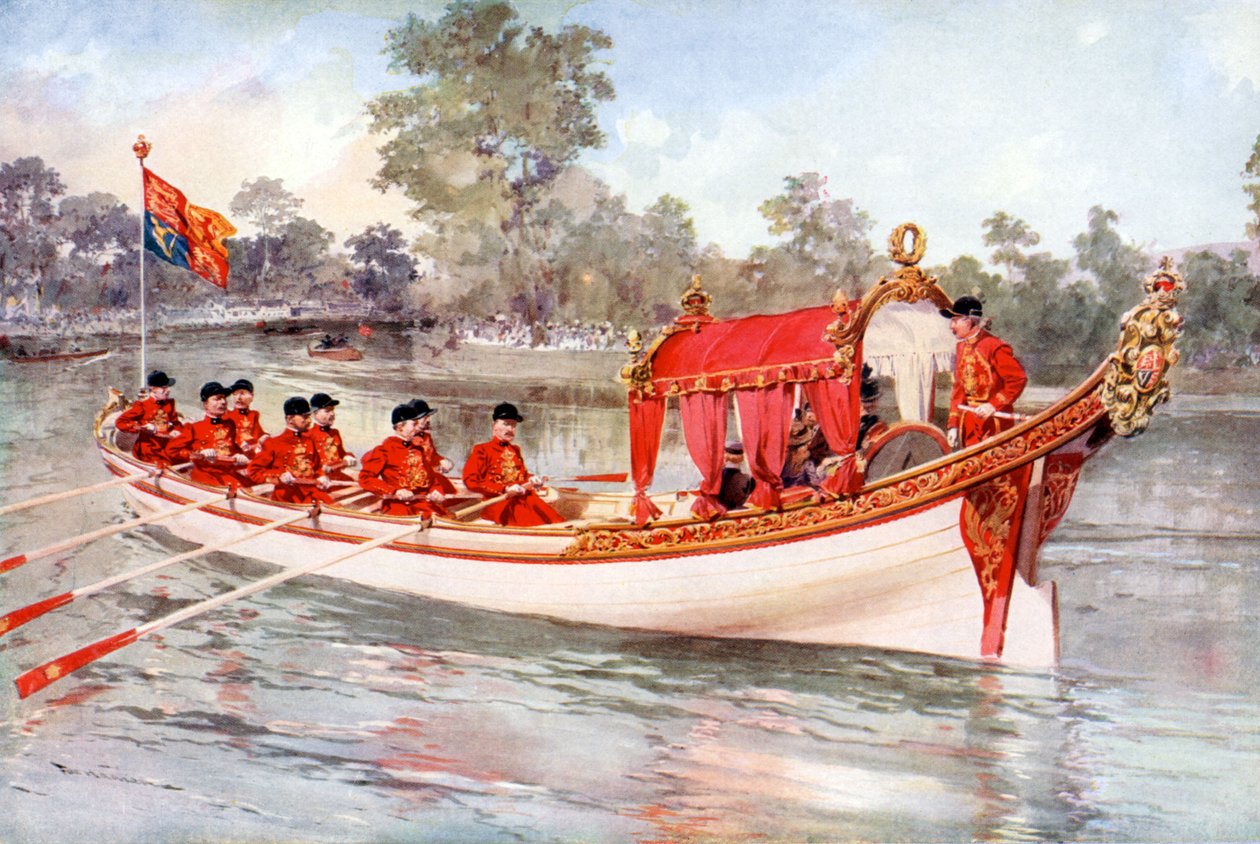 La régate royale de Henley sur la Tamise - Unknown Artist