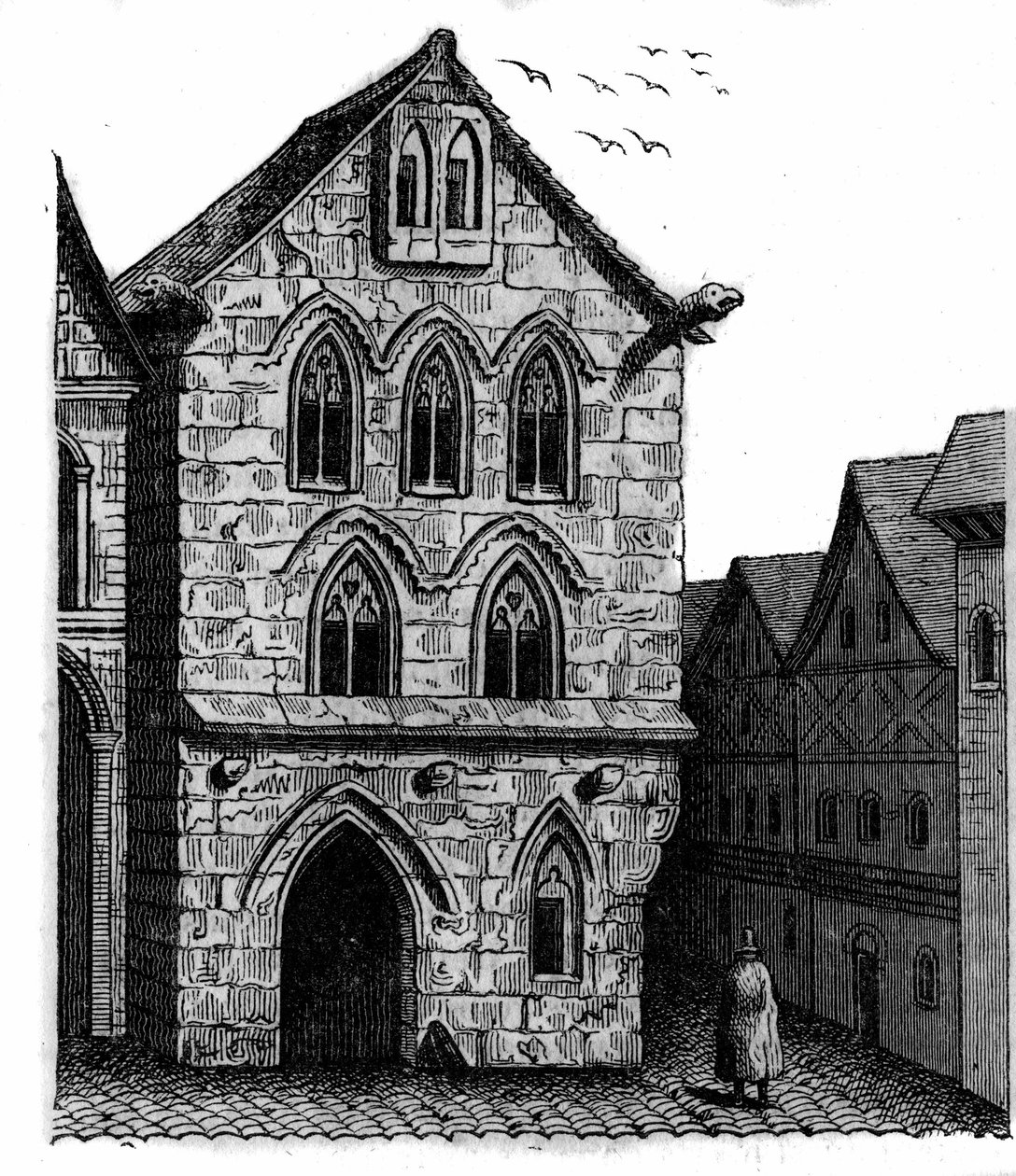 La Maison des Templiers à Louviers en Normandie. - Unknown artist