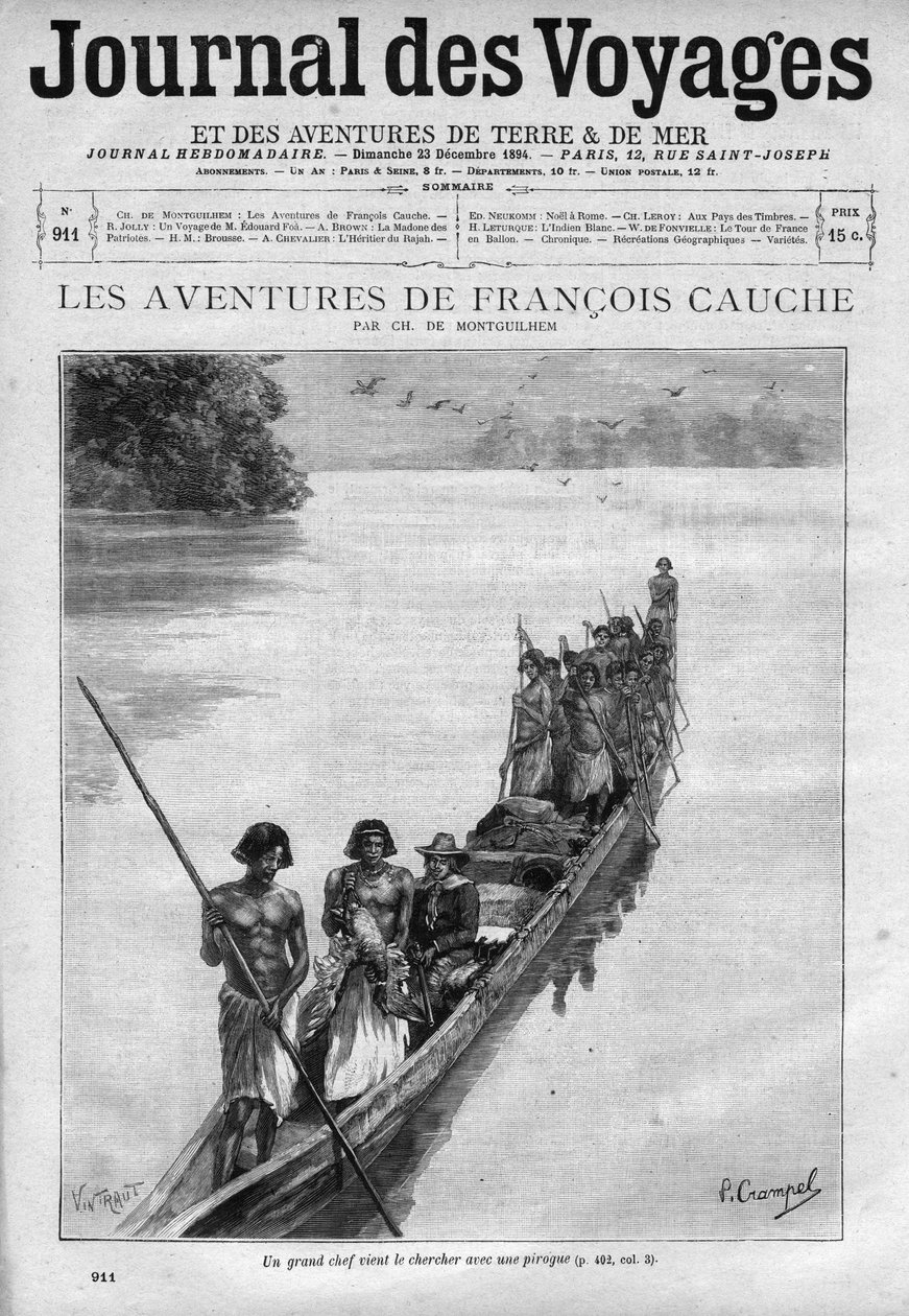 Les aventures de François Cauche (vers 1606-après 1638) explorateur français du 17ème siècle - Unknown artist