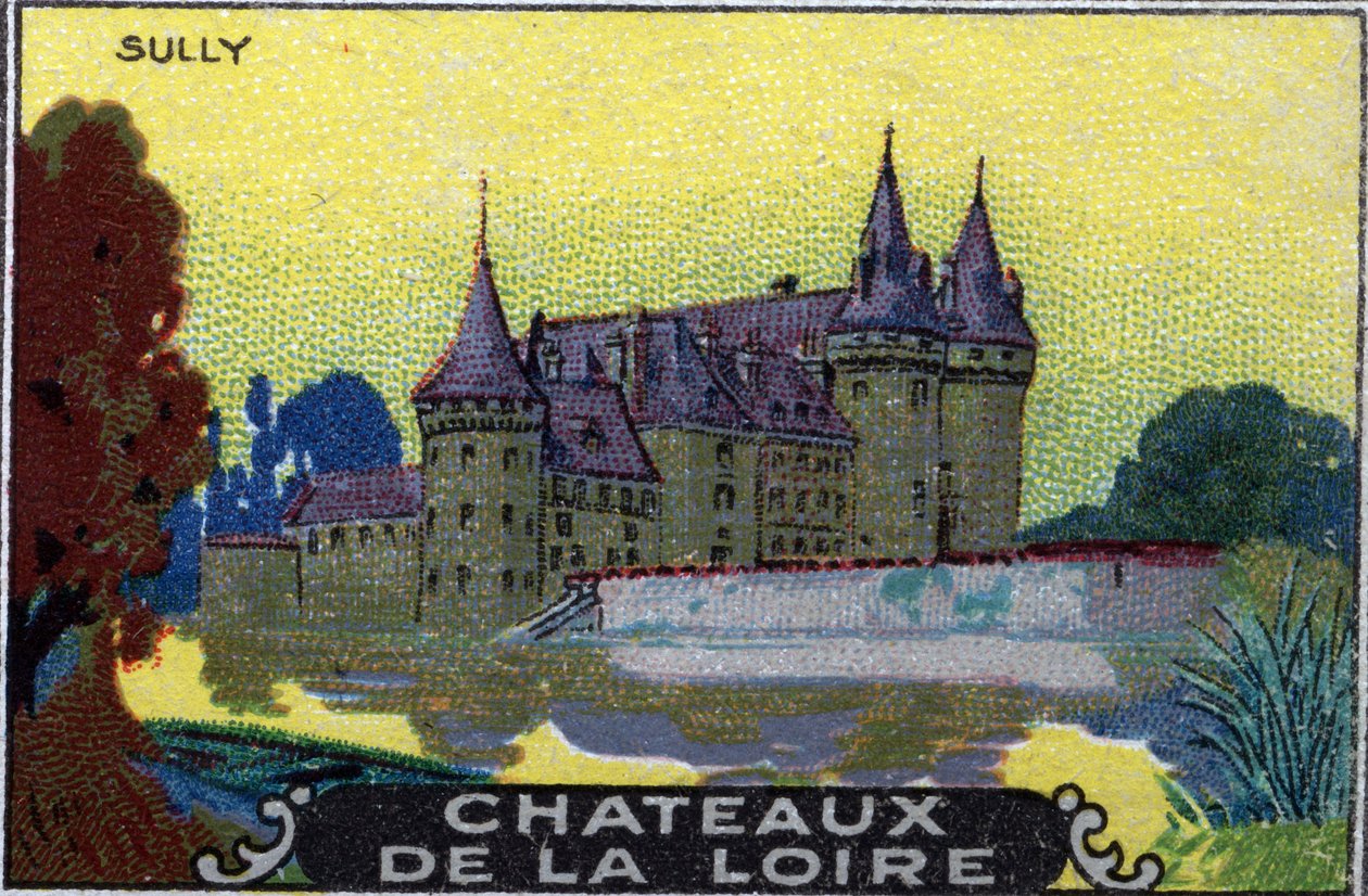 Les châteaux de la Loire : le château de Sully, début du 20ème siècle (chromo) - Unknown Artist