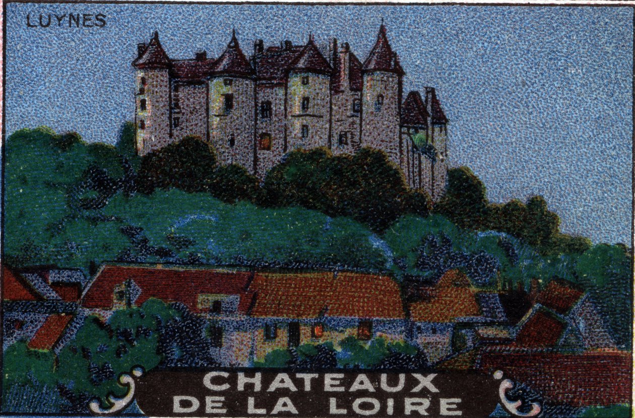Les châteaux de la Loire : le château de Luynes, début du 20ème siècle (chromo) - Unknown Artist