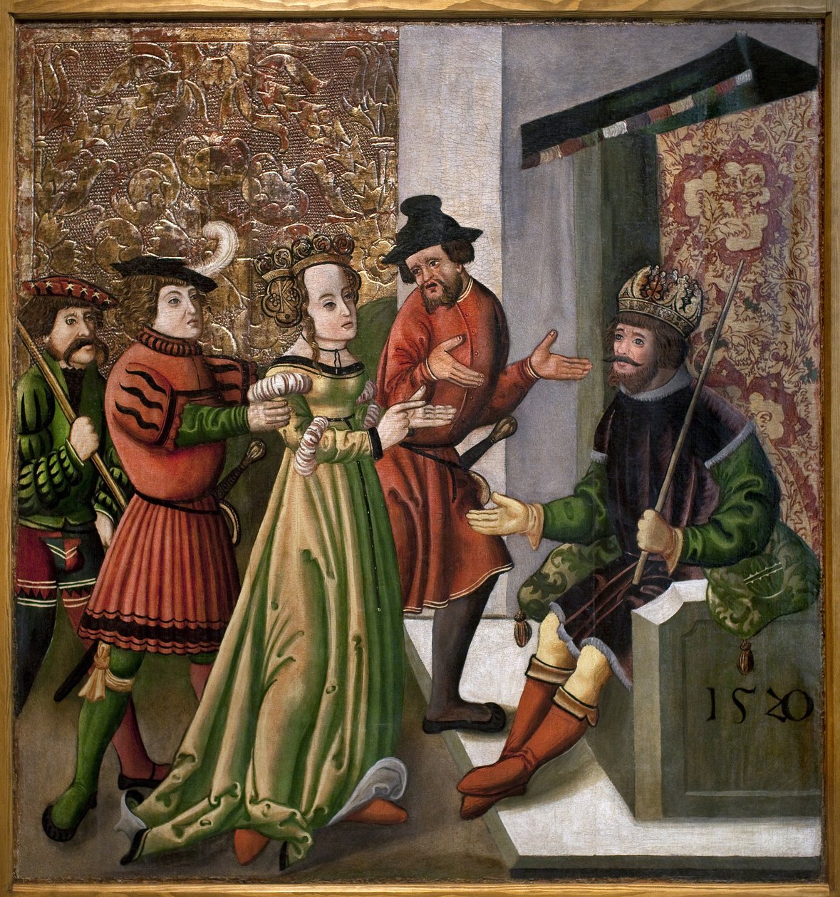 La conversation (disputatio) entre Sainte Catherine et les philosophes - Unknown artist