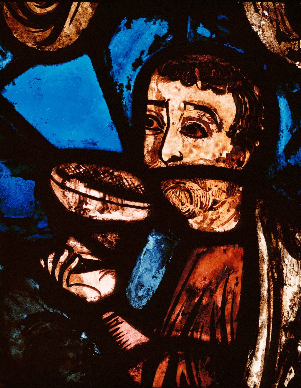 La découverte du vin (vitrail) - Unknown Artist