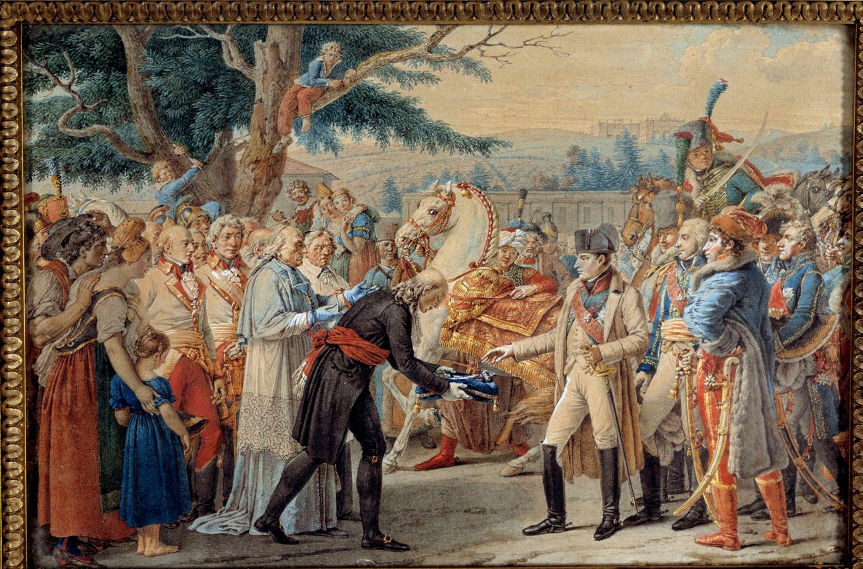 La remise des clés de Vienne à Napoléon Ier (1769-1821) - Unknown artist