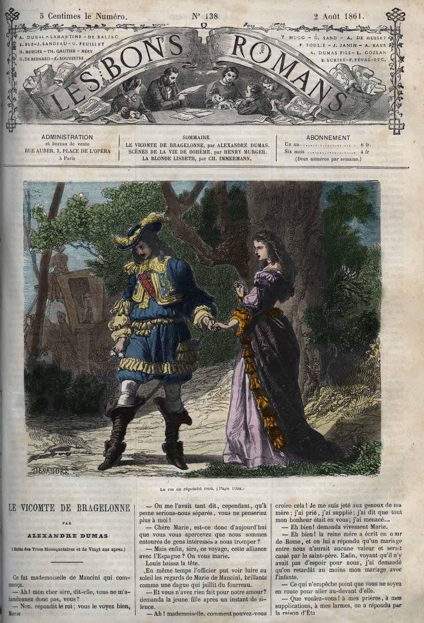 Le dernier entretien de Marie Mancini (1639-1715) avec Louis XIV (1638-1715) avant son départ de la cour pour Brouage le 22 juin 1659, l