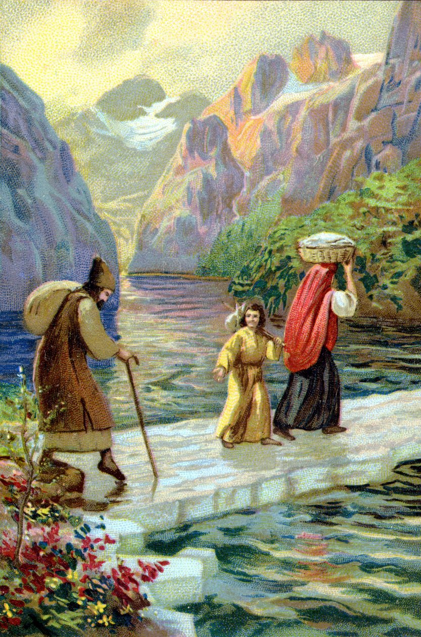 Le miracle du pont de glace dans la vie de Zarathoustra - Unknown