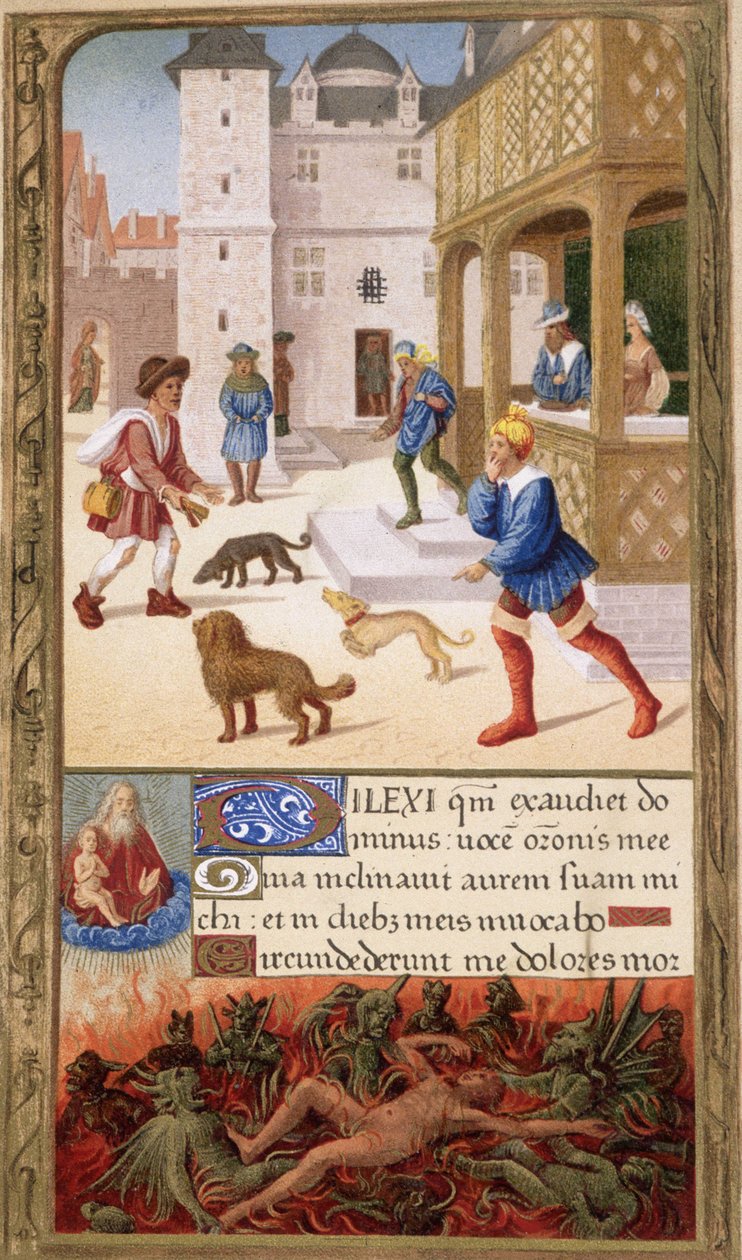 La peste, France 16ème siècle - Unknown artist