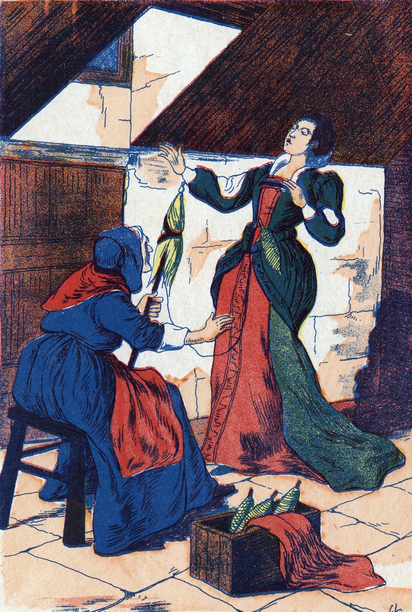 La princesse se pique la main et s