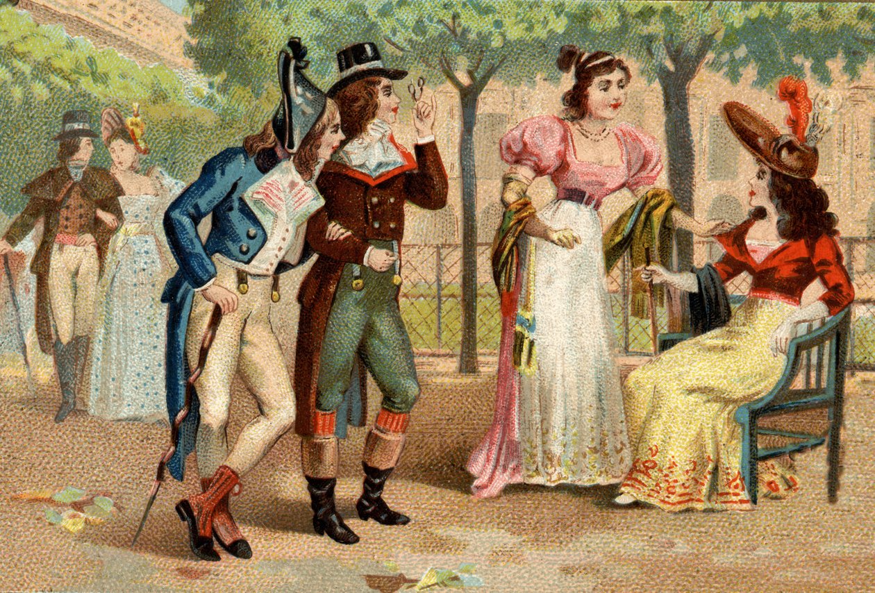 Le palais royal sous le Directoire - Unknown artist