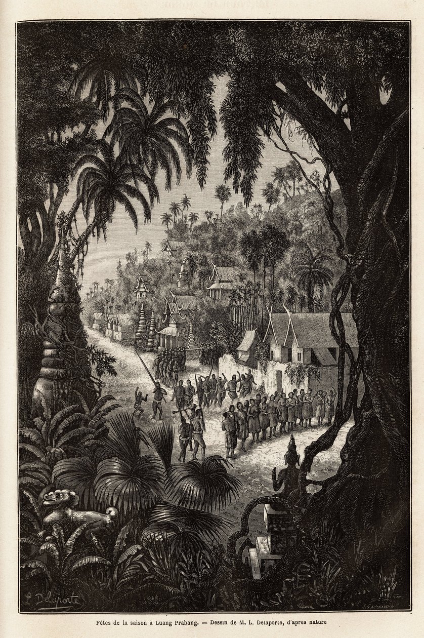 Les fêtes de saison à Luang Prabang - Unknown artist