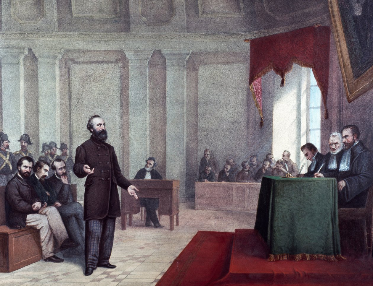 Le procès de Felice Orsini qui a commis l