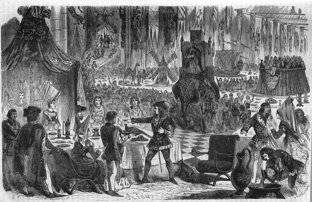 Le vœu du faisan. Philippe III Le Bon, duc de Bourgogne (1396-1467) rejoint l