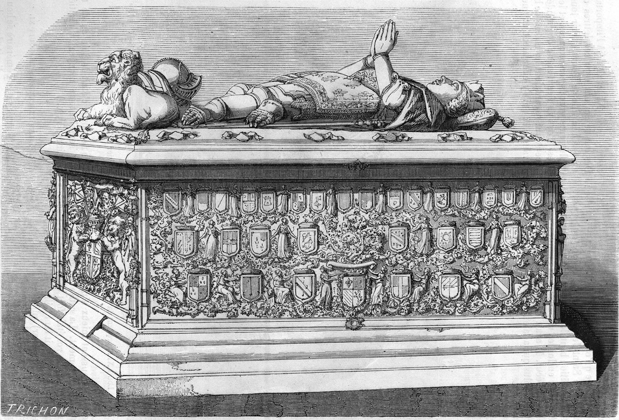 Tombe de Charles le Téméraire, duc de Bourgogne (1433-1477). - Unknown artist