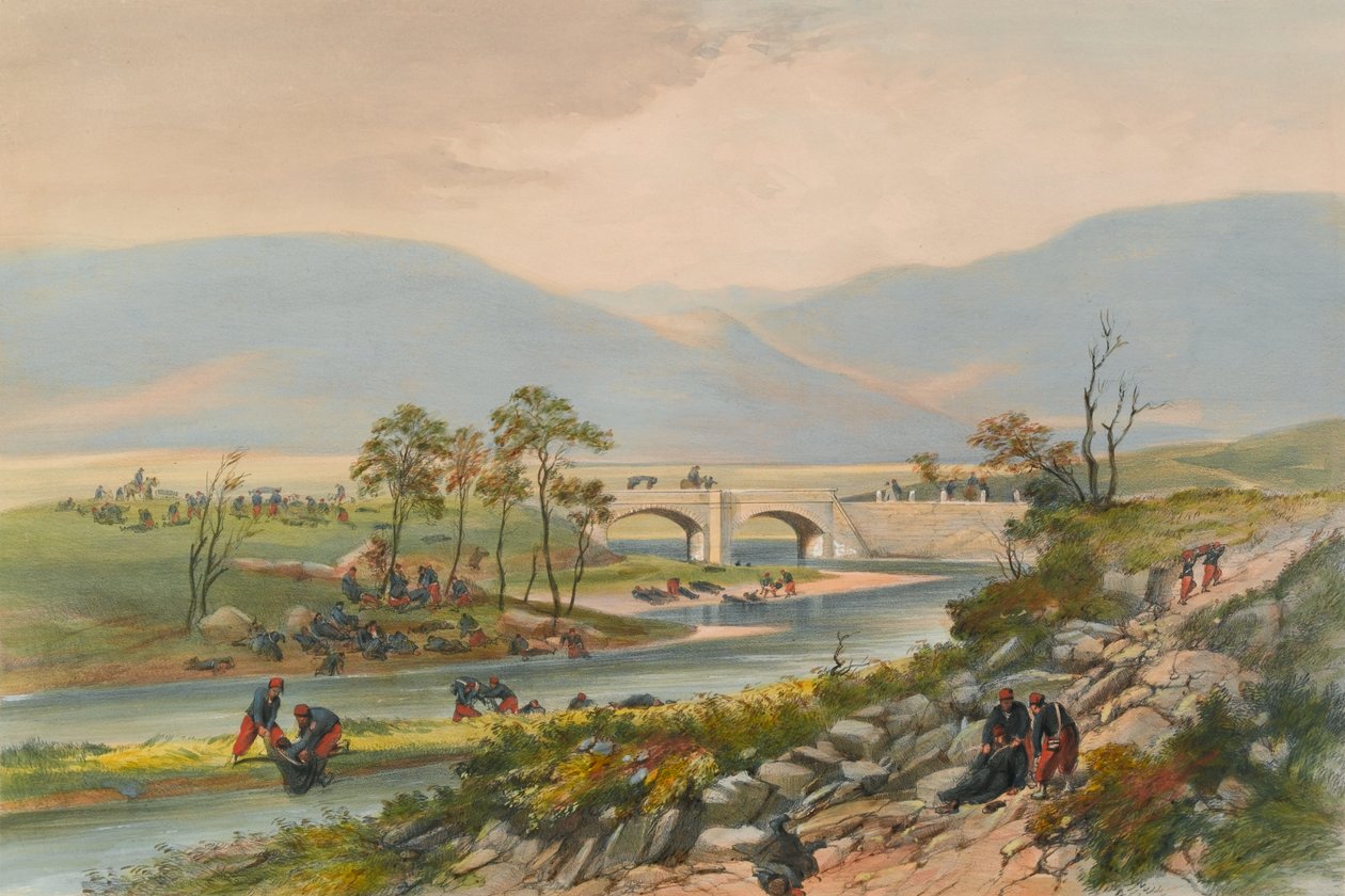 ?Pont de Traktir après la bataille de Tchernaya?, 1855 - Unknown