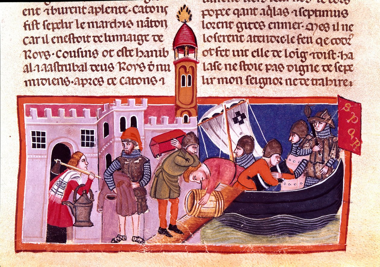Transport de marchandises et de denrées par voie navigable - Unknown artist