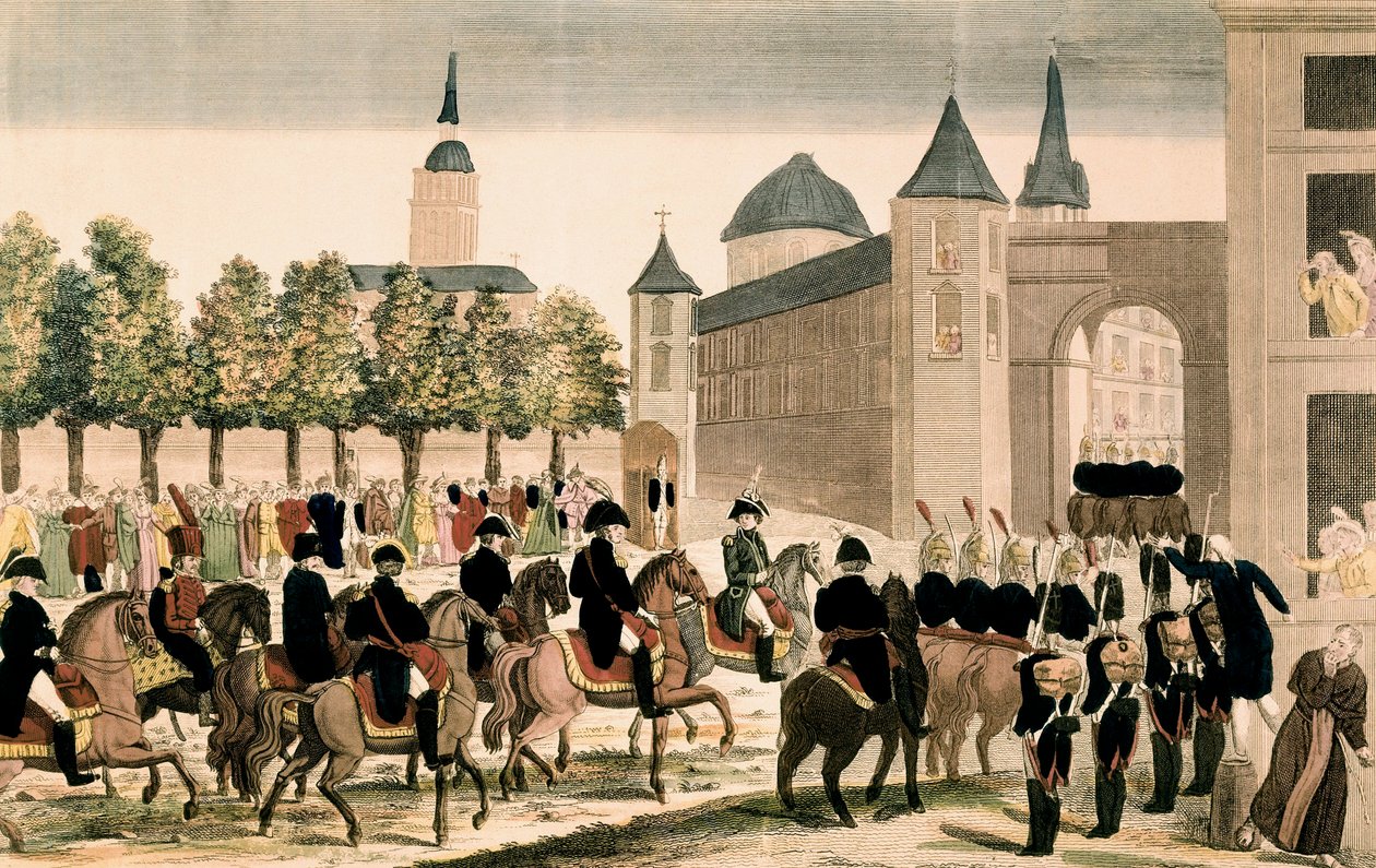 Entrée triomphale des troupes de Napoléon à Madrid, 4 décembre 1808 - Unknown artist
