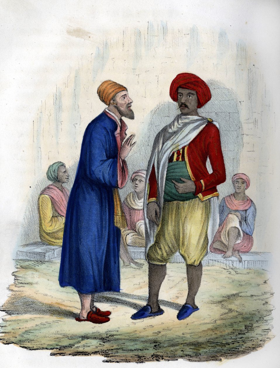 Deux hommes dans les rues d