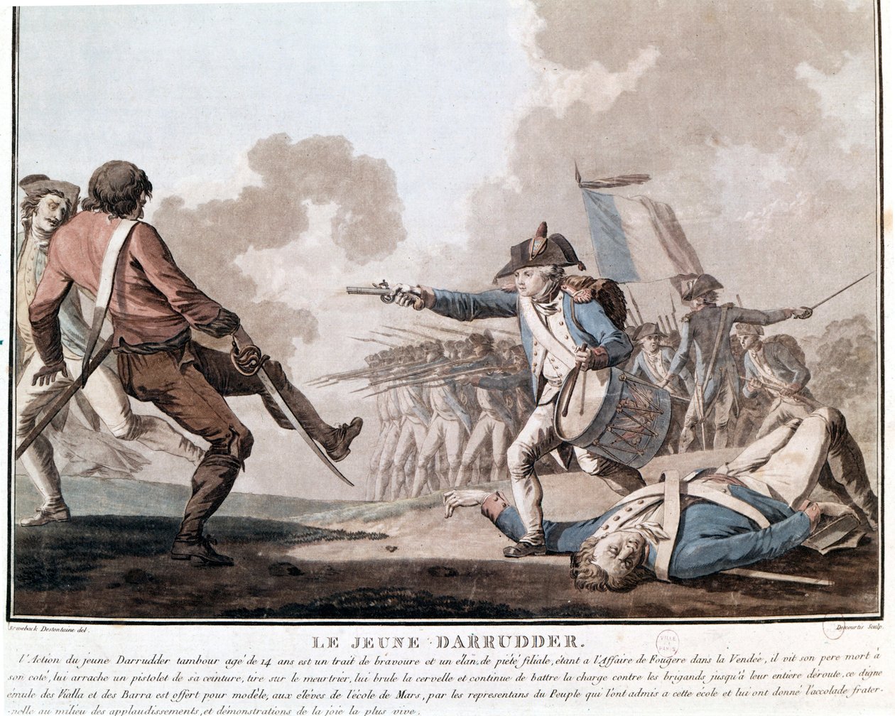 Révolte de Vendée : le jeune Darruder. Exemple d