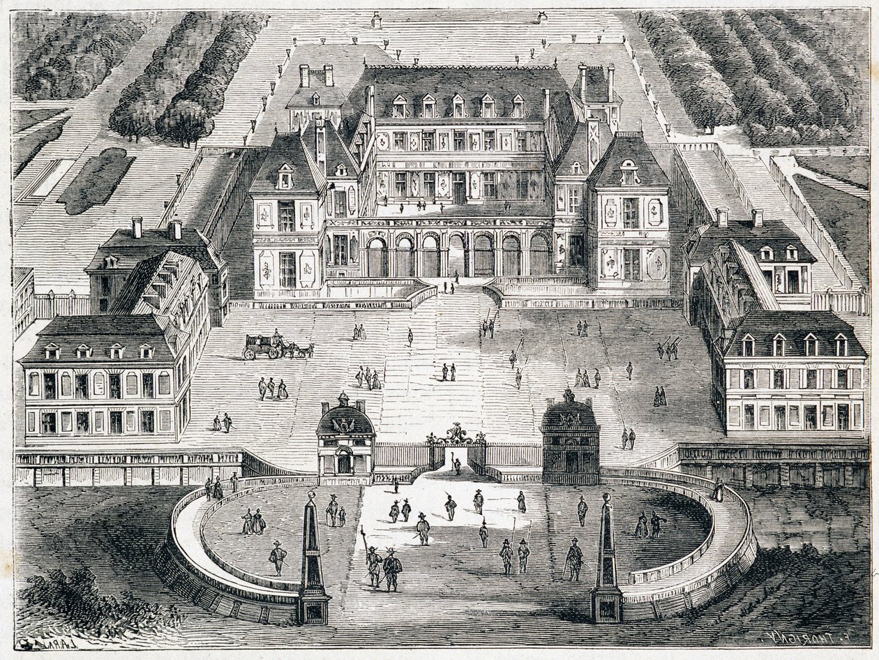 Versailles sous Louis XIII (gravure) - Unknown artist