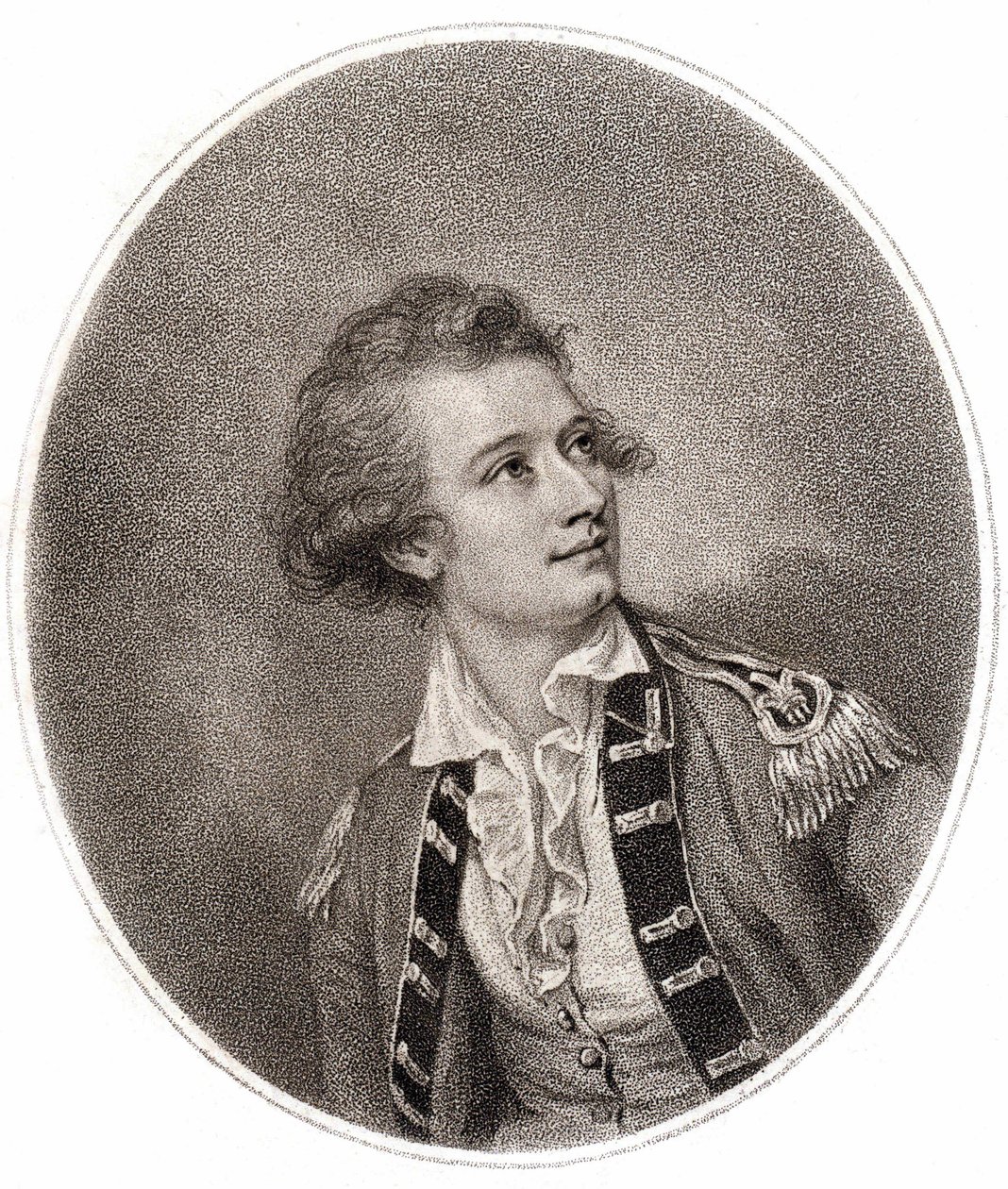 Vicente Lunardi, un aéronaute italien, qui a fait la première ascension en ballon en Angleterre le 14 septembre 1784. Gravure de la fin du XVIIIe siècle. - Unknown artist
