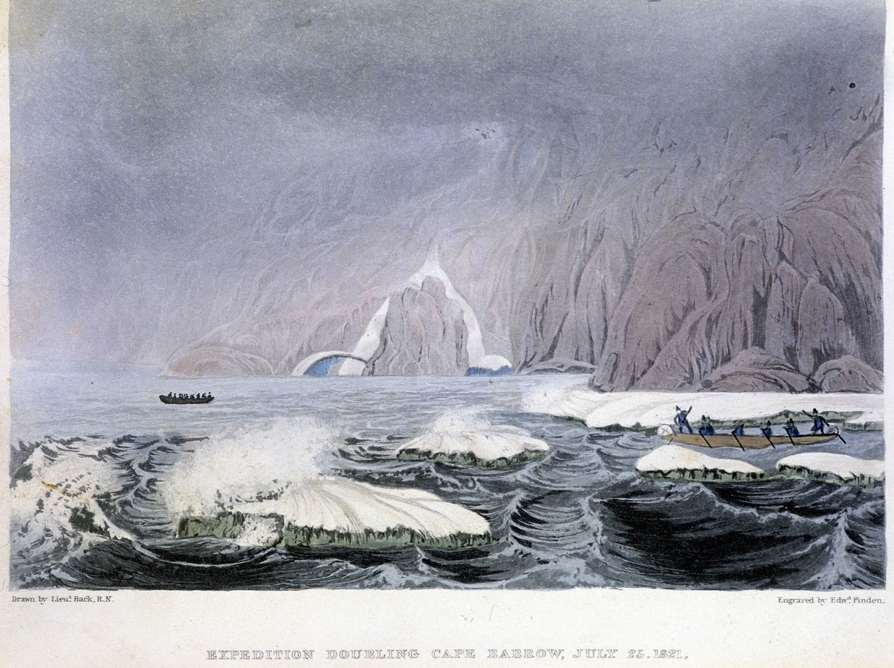 Vue du Cap Barrow - Unknown artist