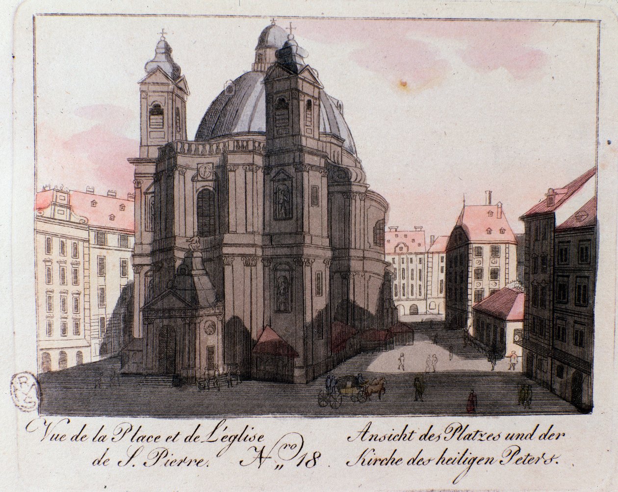 Vue de la place de l