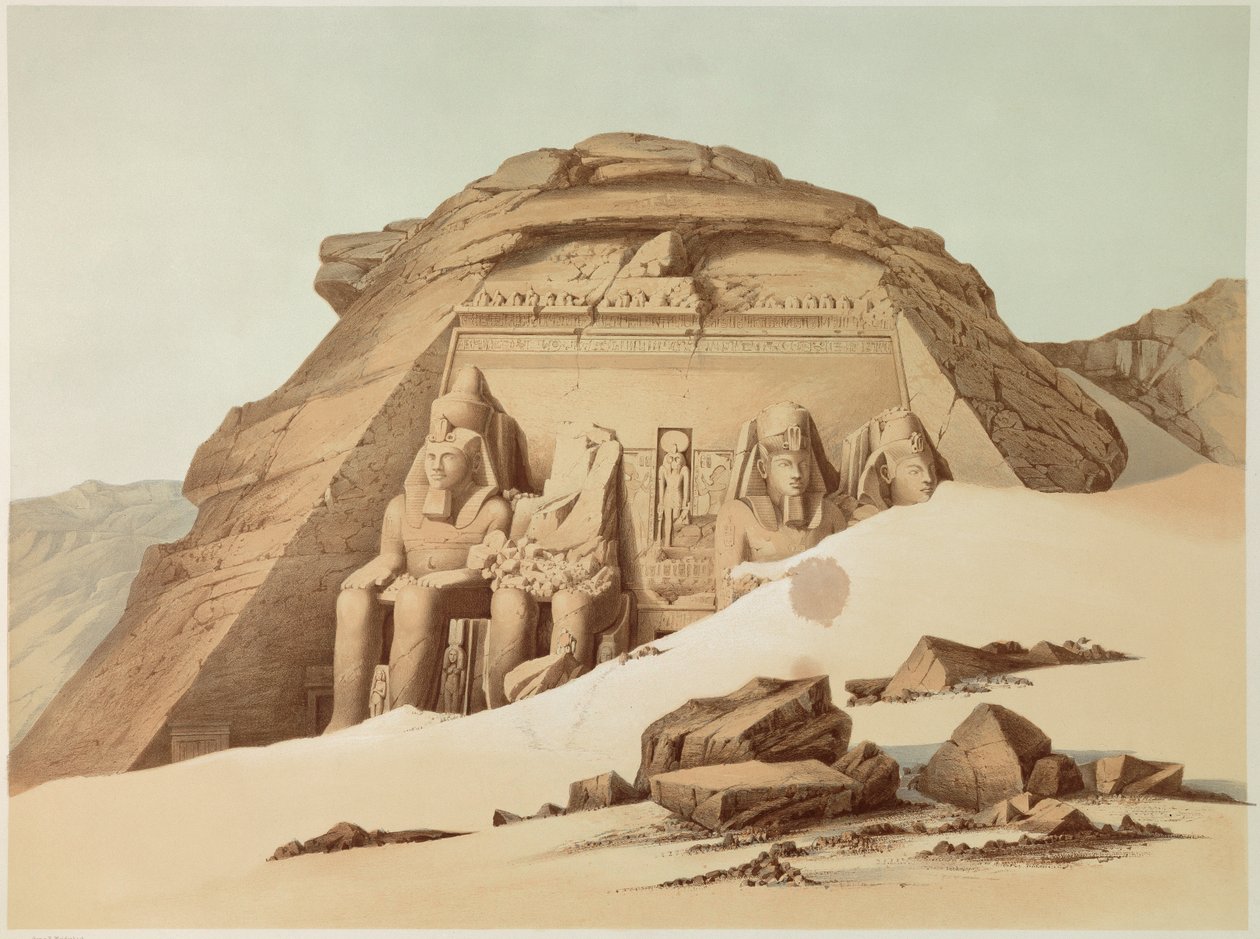 Vue du temple d