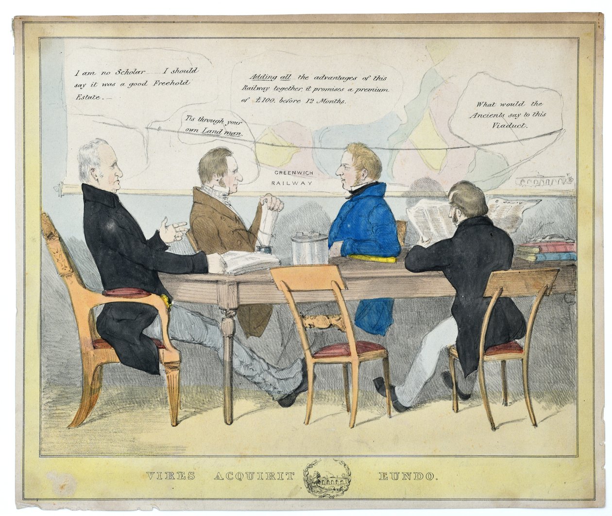Vires Acquirit Eundo (Nous gagnons en force en avançant), c.1835 - Unknown artist