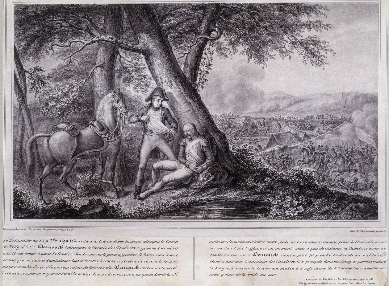 Guerre de Vendée : le courage du chirurgien Demouch - Unknown artist