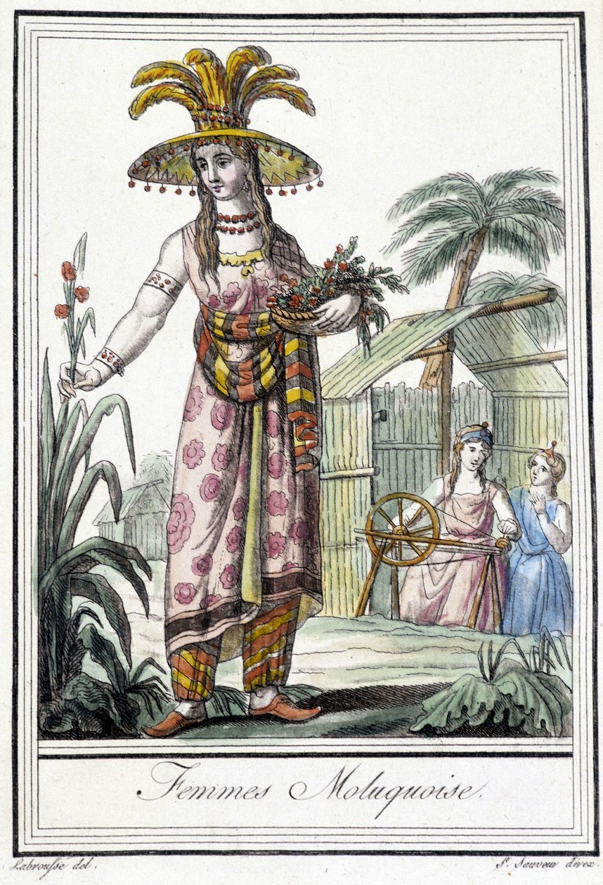Femme des îles Moluques (Indonésie) - Unknown artist