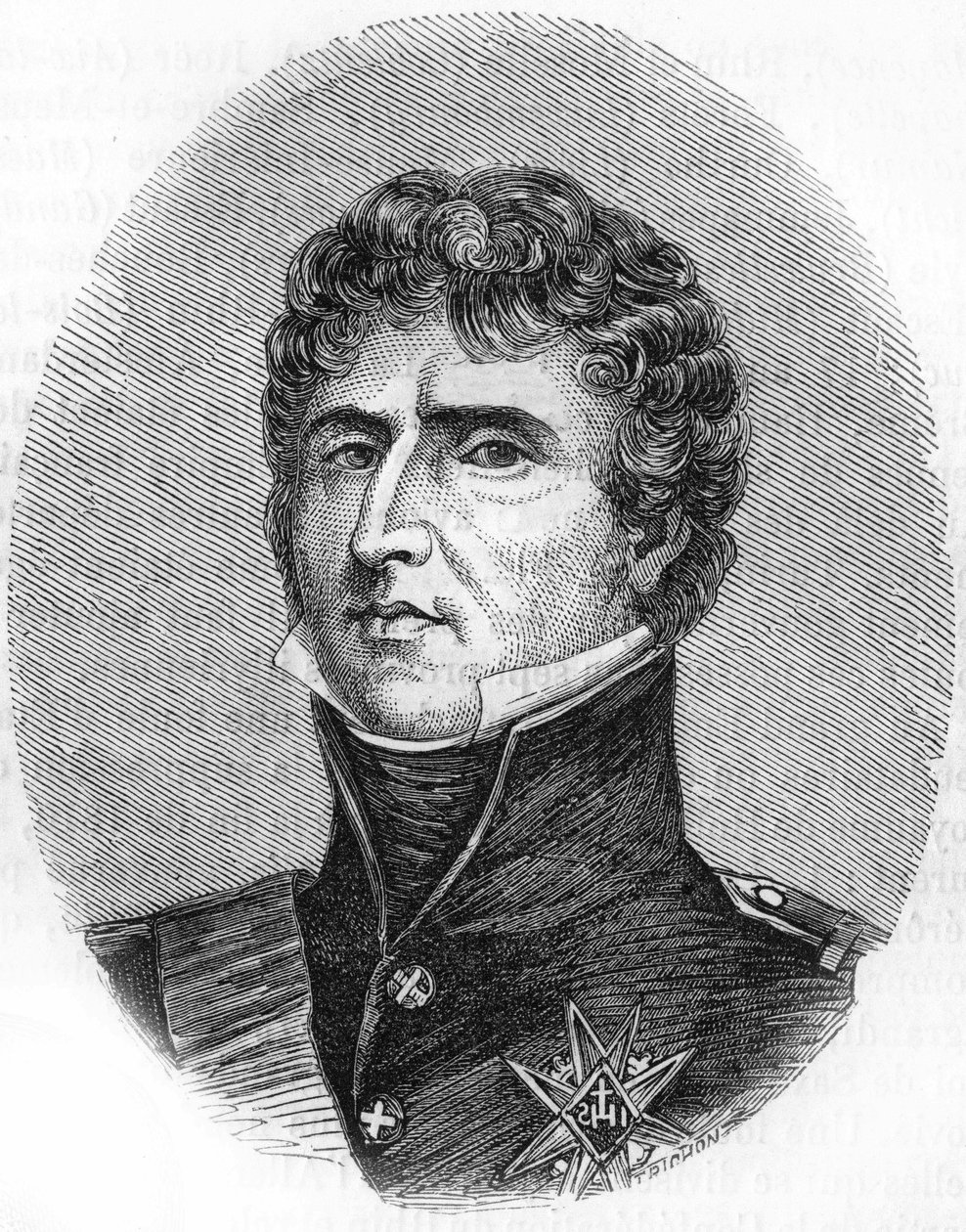Portrait de Charles Jean-Baptiste Bernadotte (1763-1844), maréchal de France, roi Charles XIV de Suède et de Norvège - Unknown artist