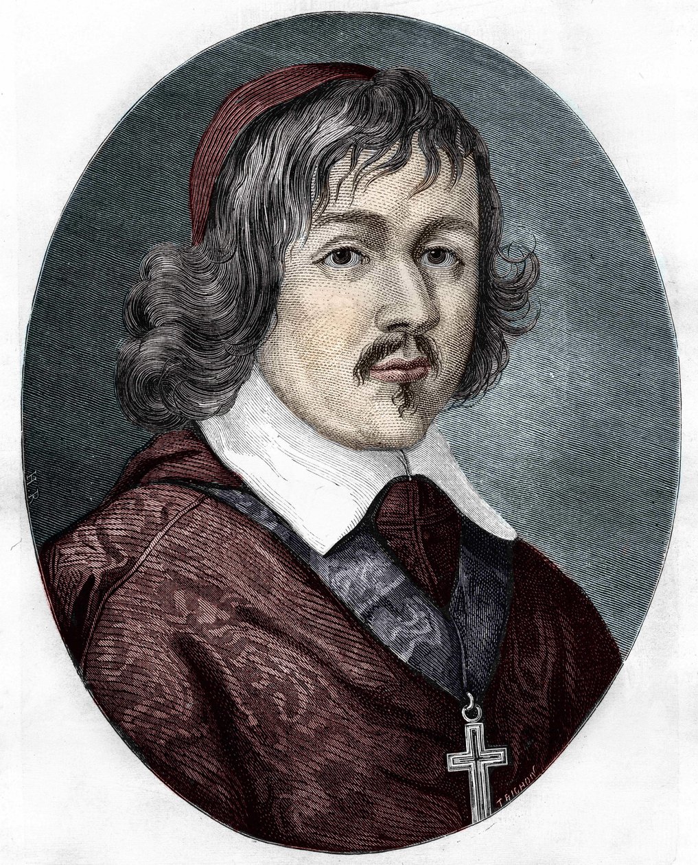Portrait du Cardinal de Retz (Jean François Paul de Gondi) (1614-1679), coadjuteur de l