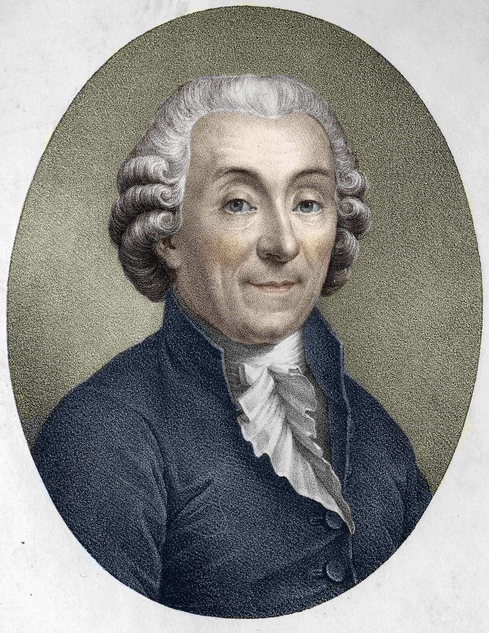 Portrait de Gabriel Bonnot de Mably. Moraliste, historien et économiste français (1709-1785) - Unknown artist