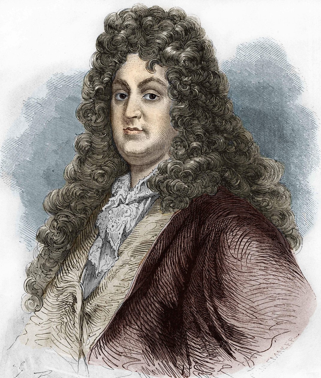 Portrait de Jean Racine (1639-1699), poète tragique français - Unknown artist