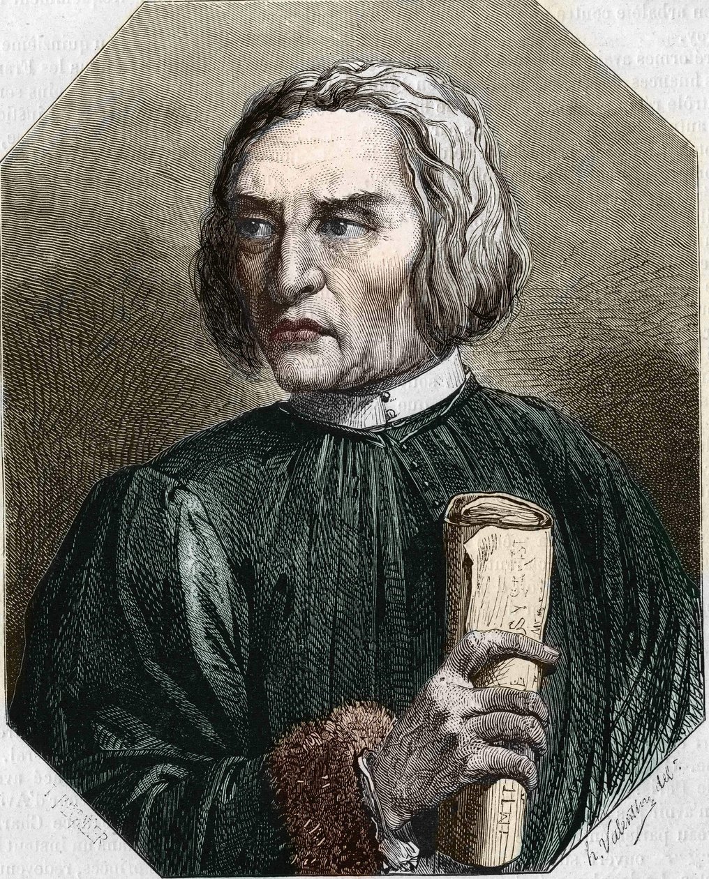 Portrait de Jean de Gerson. Théologien français (1363-1429). - Unknown artist