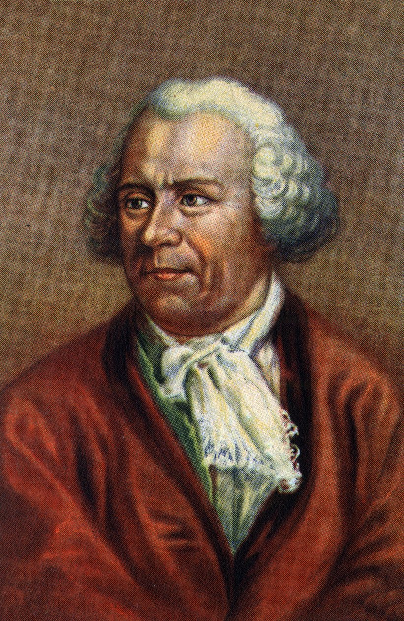 Portrait de Leonhard Euler Mathématicien suisse. - Unknown Artist
