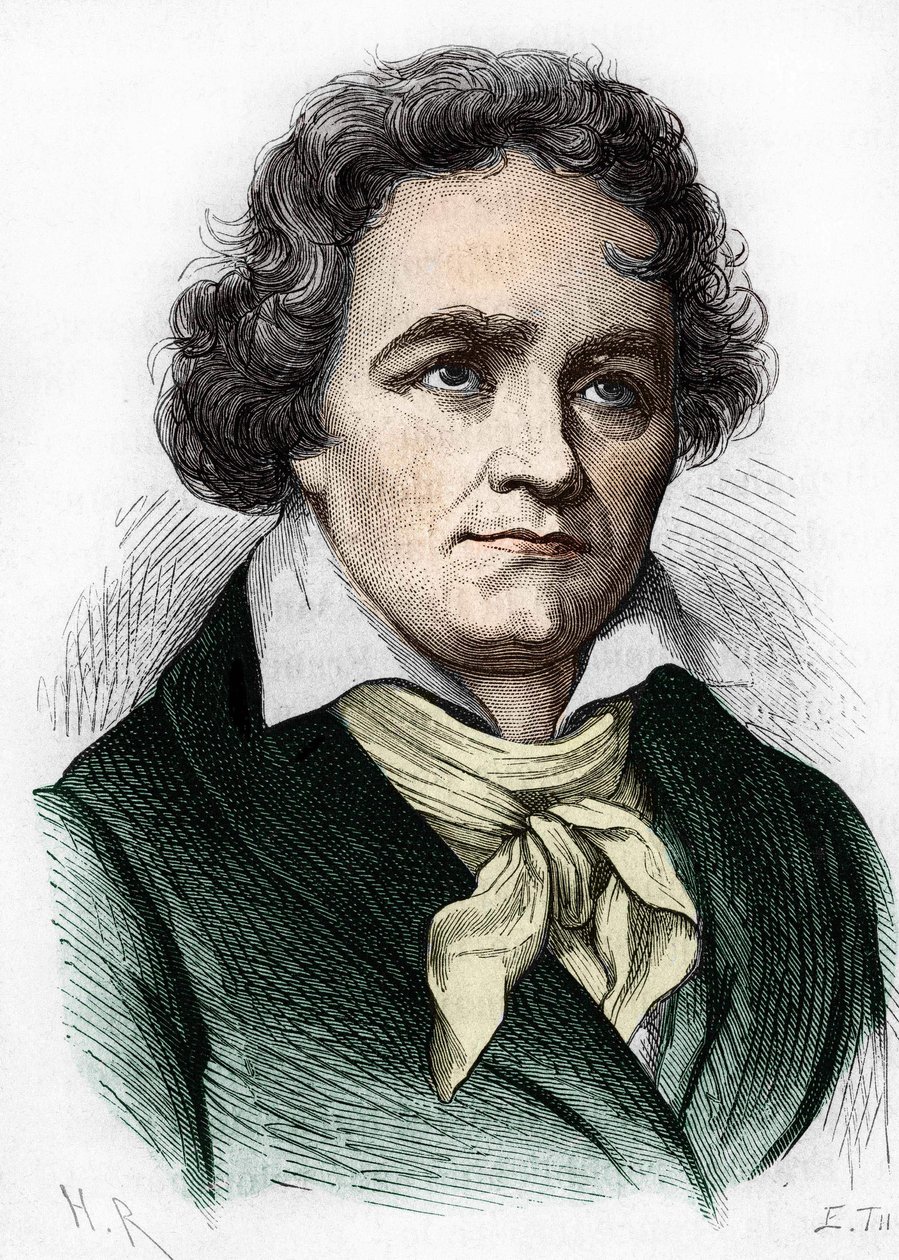 Portrait de Ludwig van Beethoven. Compositeur allemand (1770-1827) - Unknown artist