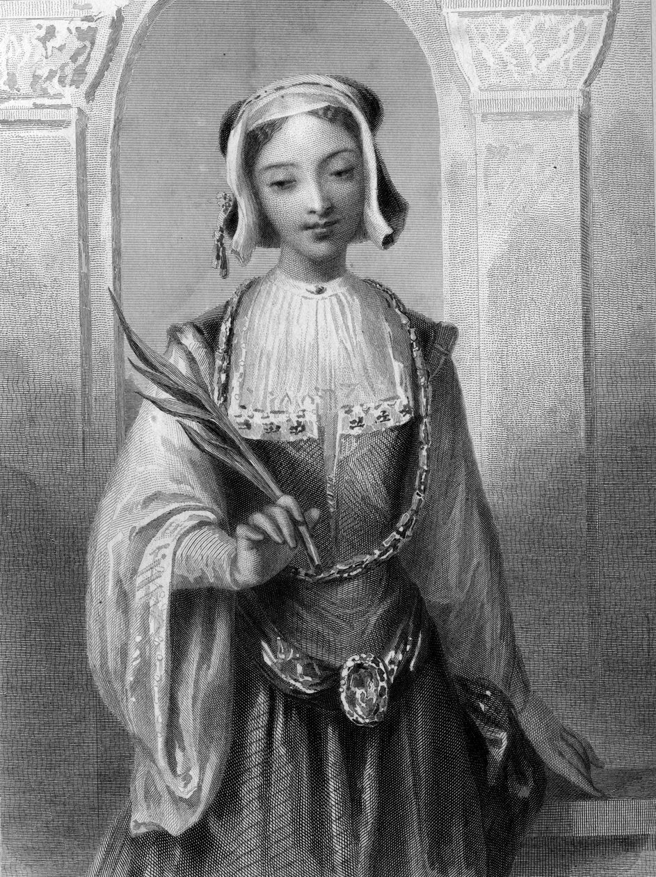Portrait de Sainte Justine, vierge et martyre d