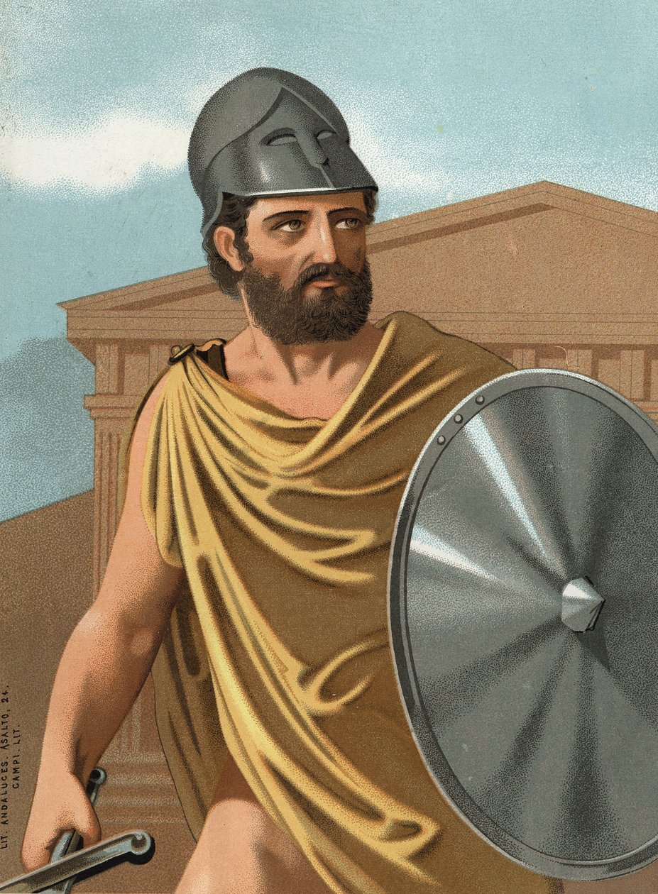 Portrait de Thémistocle. en grec Thémistocle homme d