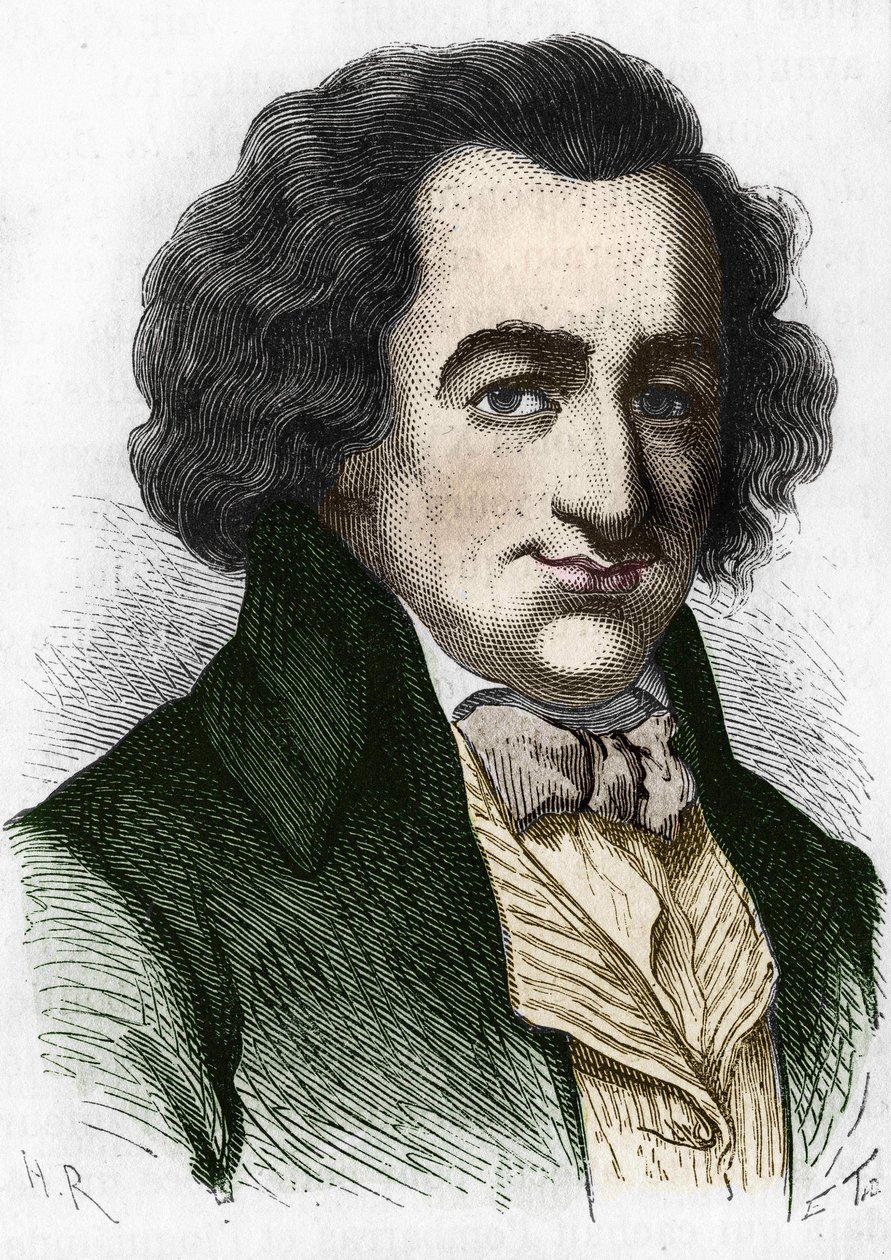 Portrait de Thomas Paine (1737-1809), écrivain et homme politique britannique. - Unknown artist