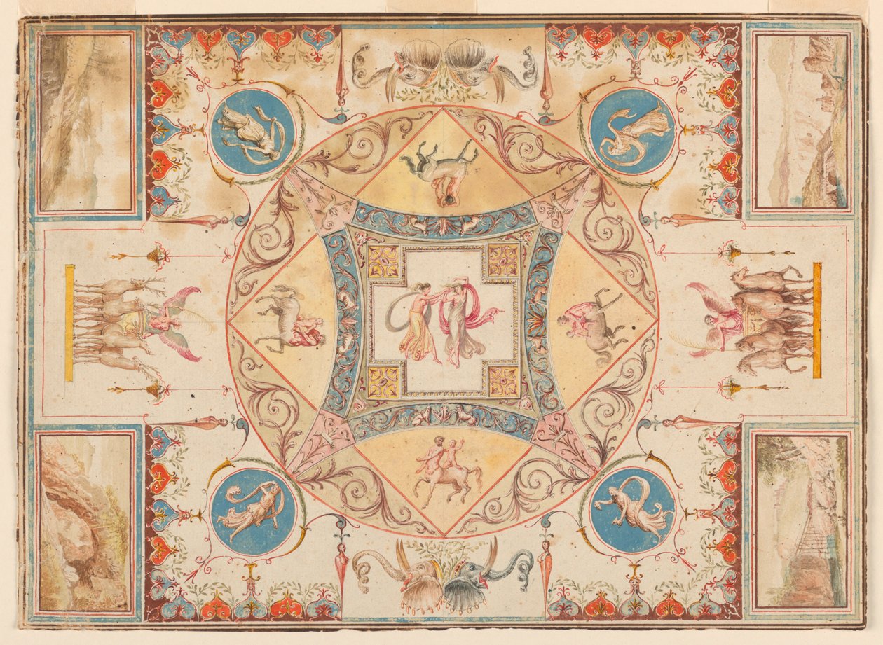 Plafond de la Villa d