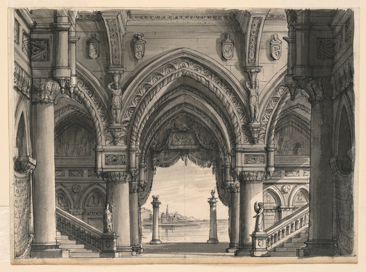 Dessin, Scénographie, Vue d