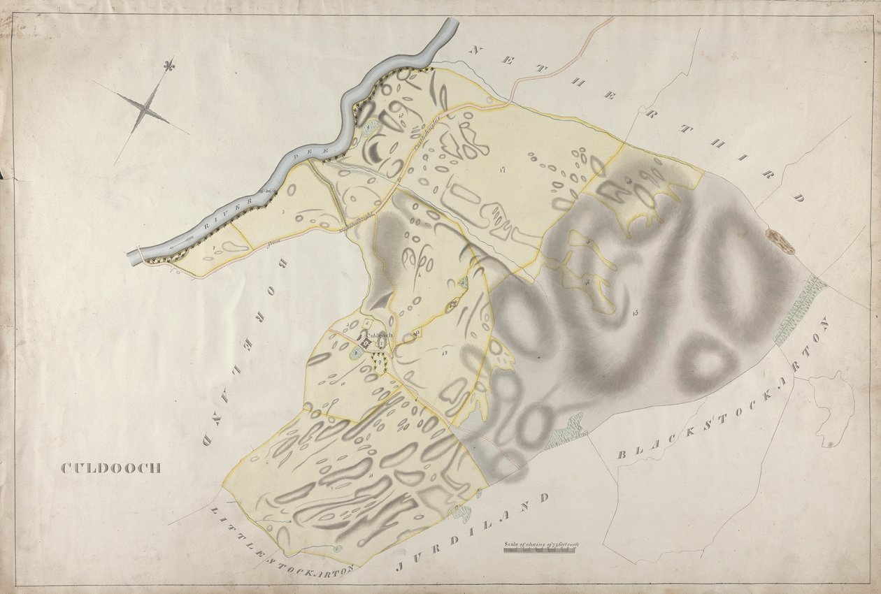 Une collection de relevés des domaines écossais du comte de Selkirk : Culdooch - Unknown artist