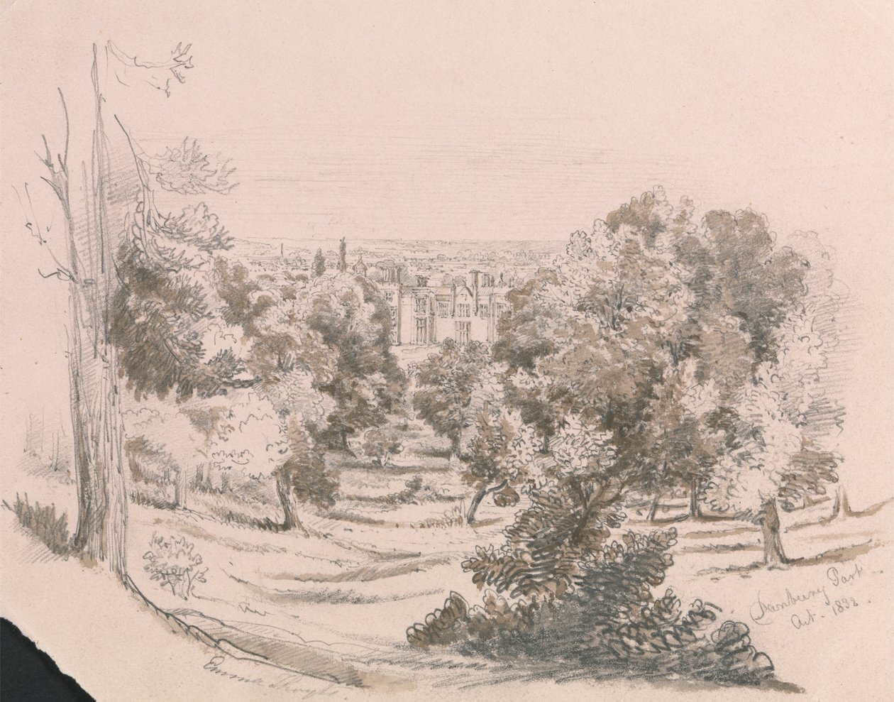 Vue de Danbury Park - Unknown artist