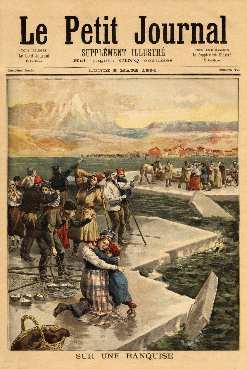 Un énorme bloc de glace se détache du continent à Helsingfors - Unknown artist