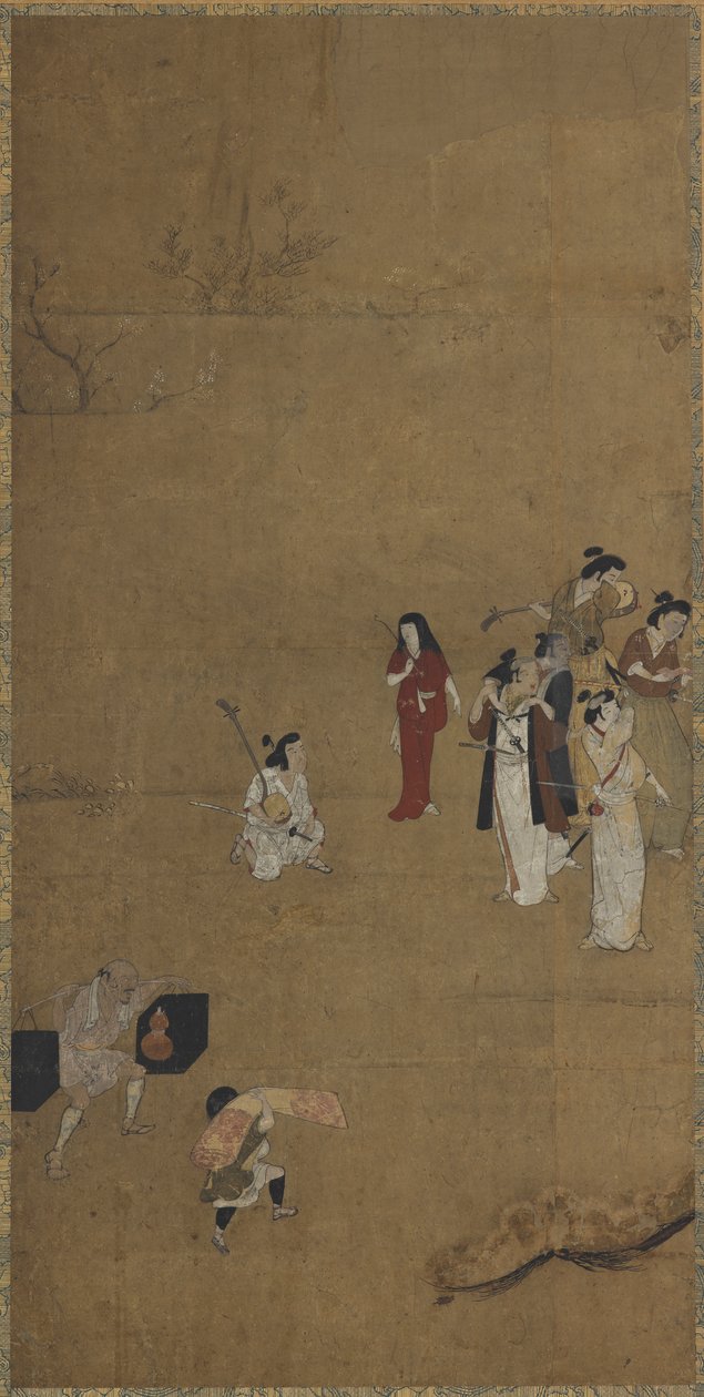 Une partie de pique-nique : musiciens et serviteurs - Unknown artist