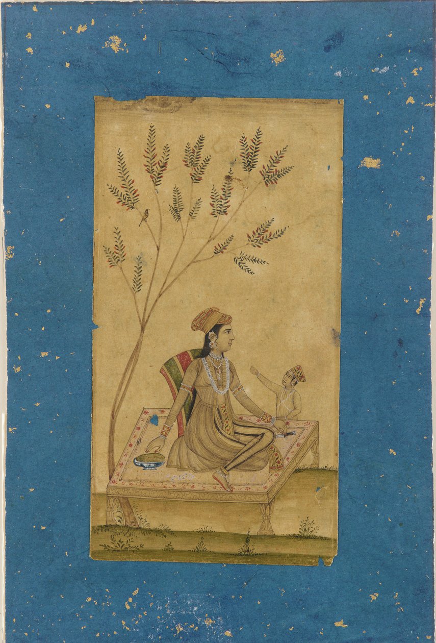 Une princesse et un enfant - Unknown artist