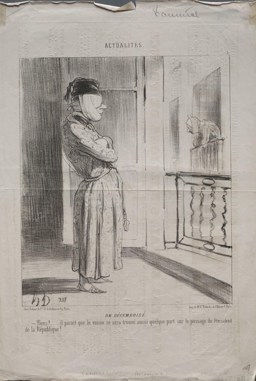 Actualités, planche 3 : Un "décembriste" - Unknown artist